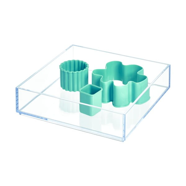 Прозрачен органайзер за подреждане Clarity, 20 x 20 cm - iDesign
