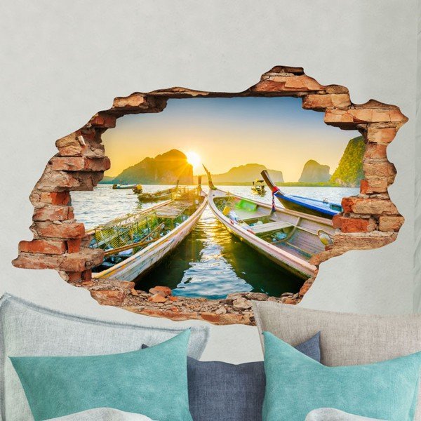 Стикер Пейзаж Тайланд, 60 x 90 cm - Ambiance-image-1