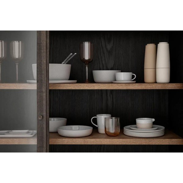 Светлосива керамична чиния за сервиране Sablo L – Blomus-image-2