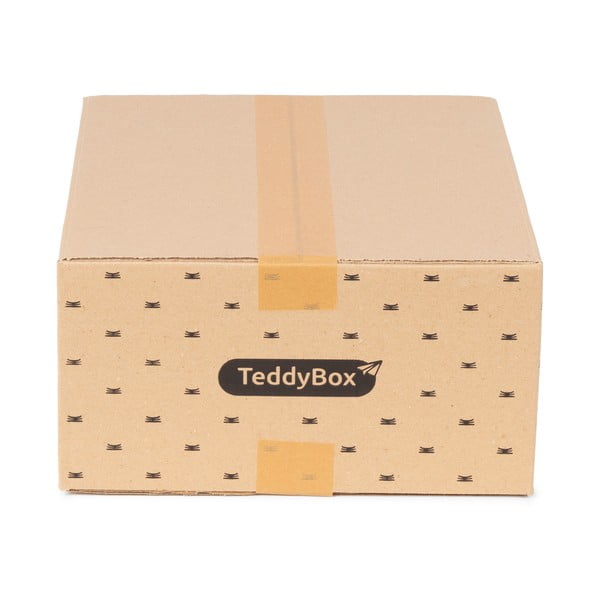 Комплект от 3 бежови кутии за съхранение Teddy, 35 x 15 cm - Compactor