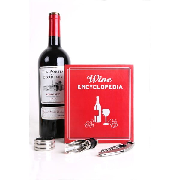 Комплект вино в подаръчна кутия за вино Book Wine - Kikkerland