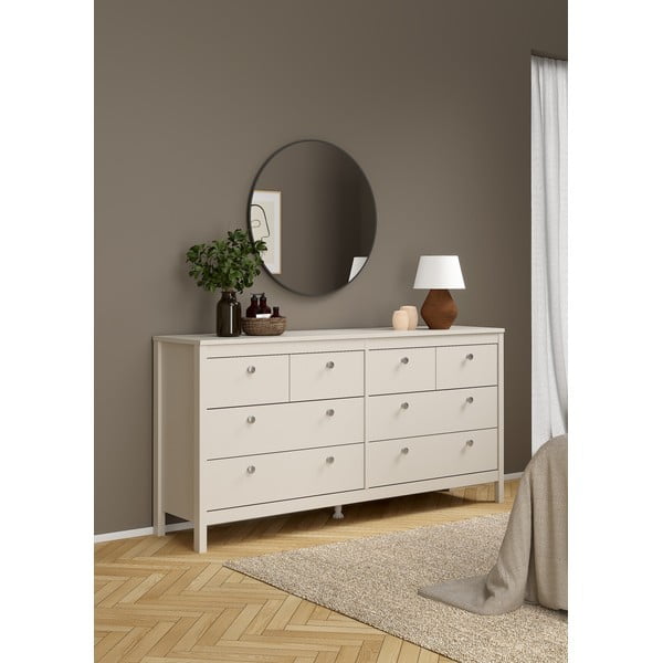 Сиво-бежов скрин 159x80x38 cm Madrid – Tvilum-image-1