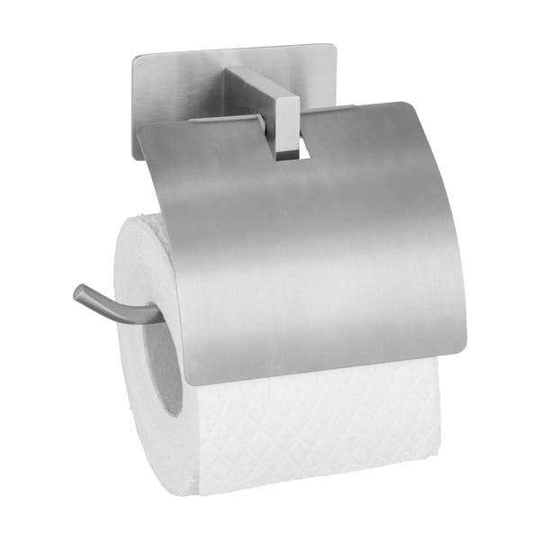 Самостоятелна поставка за тоалетна хартия от неръждаема стомана в матово сребристо Genova - Wenko