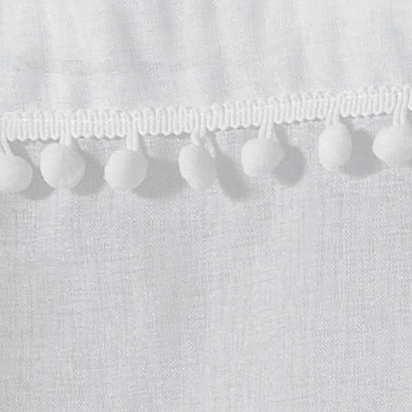 Бели завеси в комплект от  2 бр. 60x90 cm Poupette – douceur d'intérieur-image-1