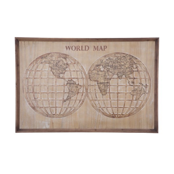 Декорация за стена Карта на света, 120 x 80 cm - Mauro Ferretti