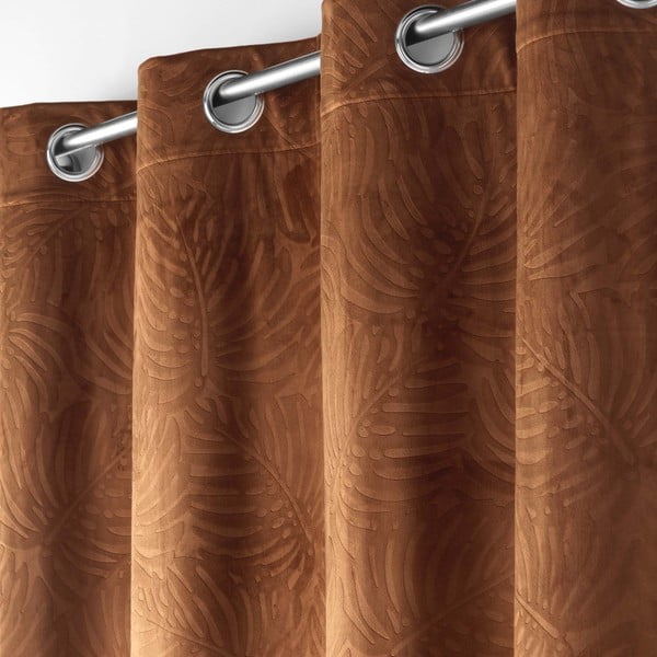 Кафява завеса140x240 cm Analia – douceur d'intérieur-image-1