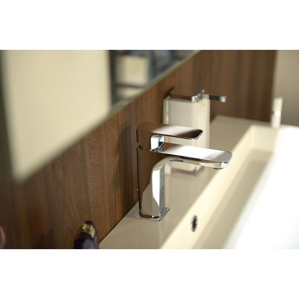 Стояща батерия за мивка в лъскаво-сребрист цвят Spy – Sapho-image-2