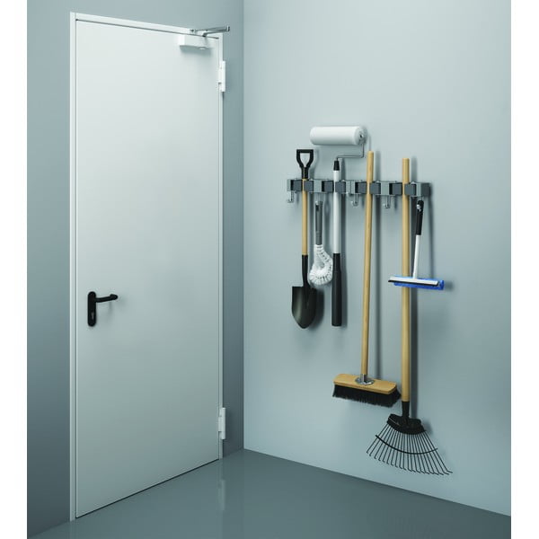 Стенни скоби за метла и моп в комплект от 2 броя - Metaltex-image-1