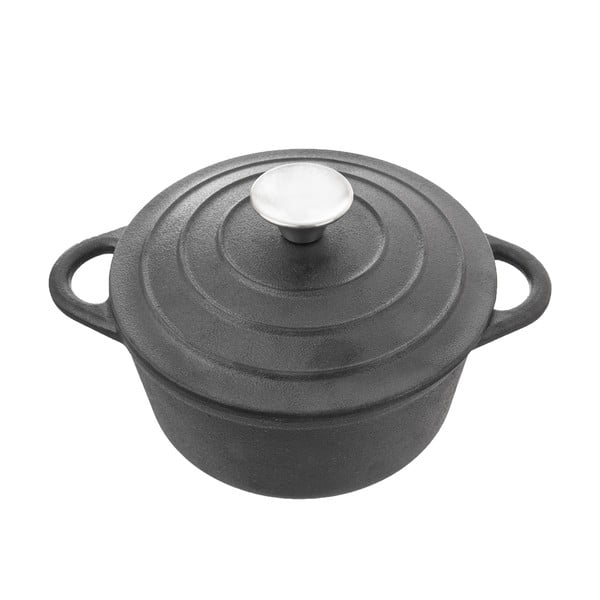 Съд от излято желязо с капак подходящо за индукционен котлон 4 l LITINA – Orion