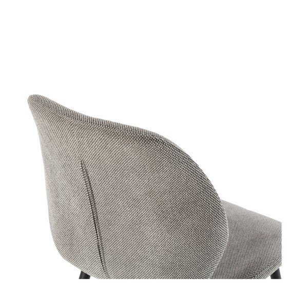 Светлосиви тапицирани трапезни столове в комплект 4 бр. Ansu – Marckeric-image-3