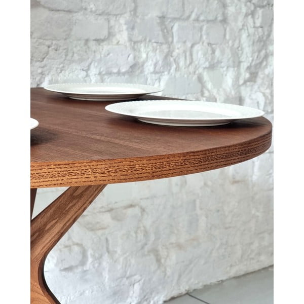 Трапезна маса от декор от дъб  90x90 cm Jubi – Ragaba-image-4