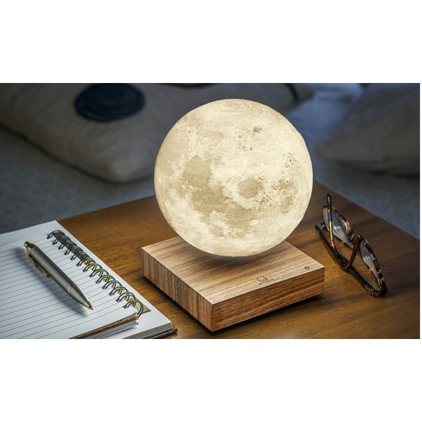 Кафява светлинна декорация за контакт ø 12 cm Moon – Gingko-image-3