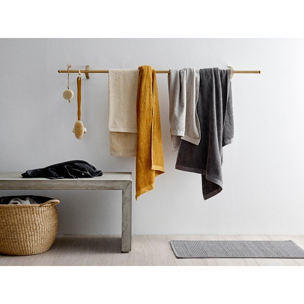 Сива памучна постелка за баня , 50 x 80 cm - Södahl-image-1