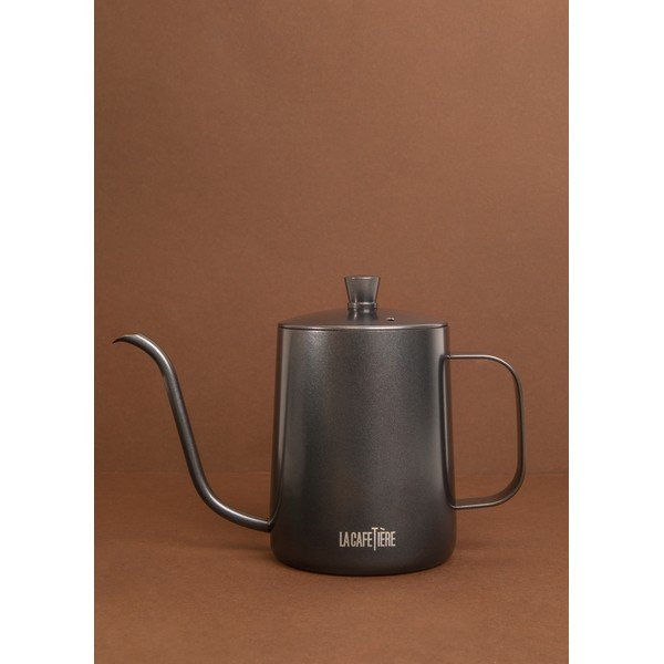 Сива кана за кафе от неръждаема стомана 0,6 л La Cafetiere - Kitchen Craft-image-4