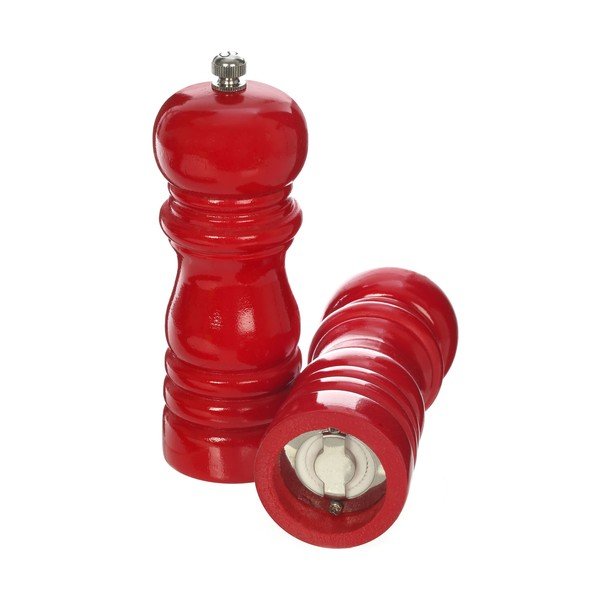 Sada 2 dřevěných mlýnků na pepř a sůl v červené barvě Premier Housewares-image-2