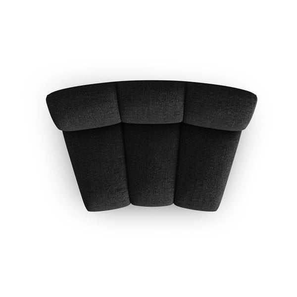 Черно-антрацитен модулен диван (среден модул) Lupine – Micadoni Home-image-2