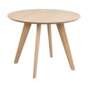 Кръгла трапезна маса с дъбов плот ø 100 cm Townsville – Actona