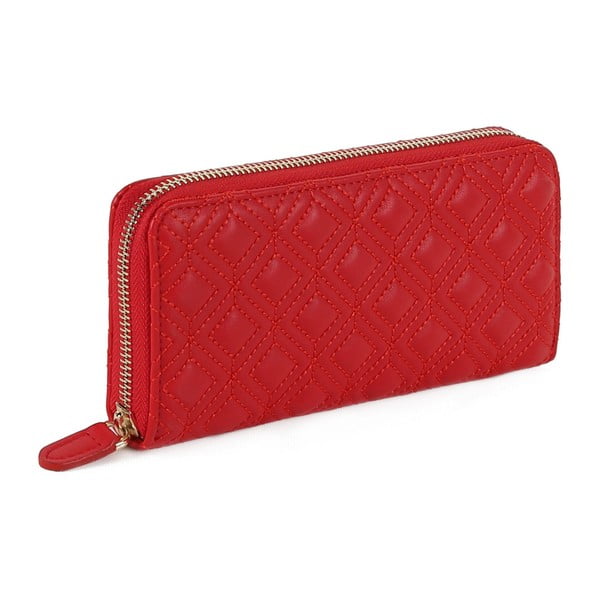 Červená peněženka z koženky Laura Ashley Beagle