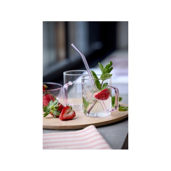 Стъклени сламки с четки за почистване в комплект от 4 бр. – Lyngby Glas-image-1