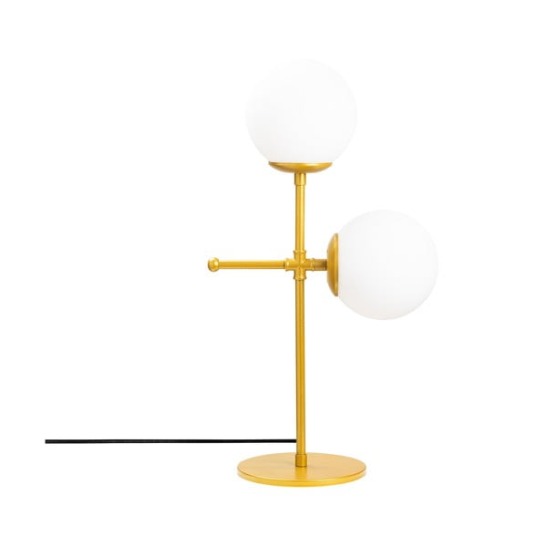 Настолна лампа в златисто и бяло Mudoni - Opviq lights