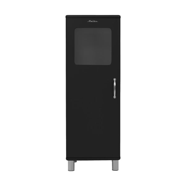 Черен шкаф 50x143 cm Malibu - Tenzo