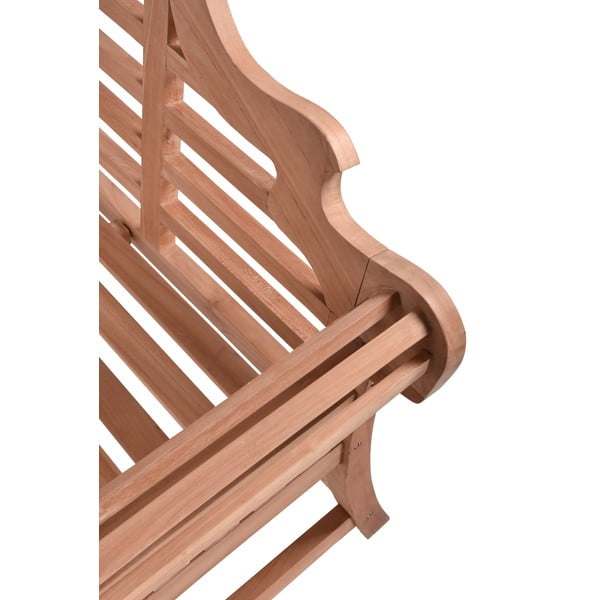 Градинска пейка от масивно дърво в естествен цвят Picadilli – Garden Pleasure-image-3