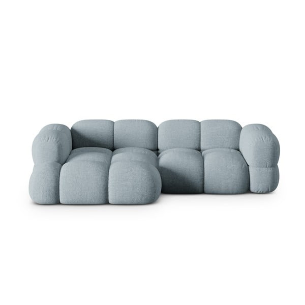 Светлосин ъглов диван (ляв ъгъл) Loretto – Cosmopolitan Design