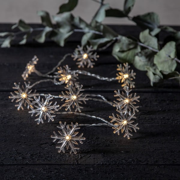 Коледна светлинна верига 135 cm Izy Snowflakes - Star Trading