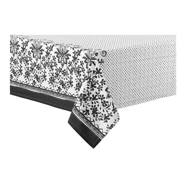 Черно-бяла покривка Акварел, 150 x 225 cm - Ladelle