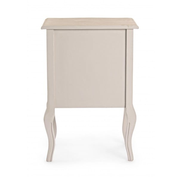 Кремаво нощно шкафче Clarisse – Bizzotto-image-2
