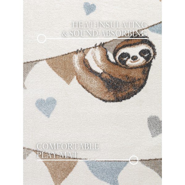 Кремав детски килим 120x170 cm Walk like an Elephant Rainbow Party – Villeroy&Boch-image-2