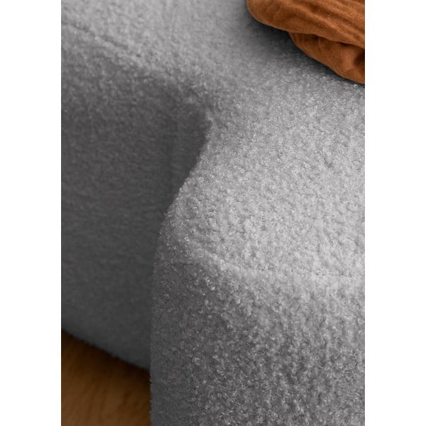 Сива табуретка от плат букле Miuf - Miuform-image-4