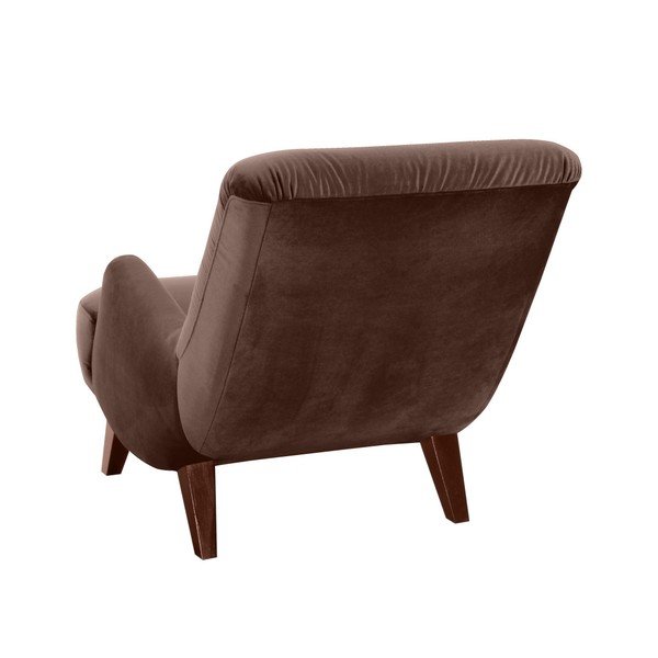 Hnědé křeslo Max Winzer Brandford Suede-image-1
