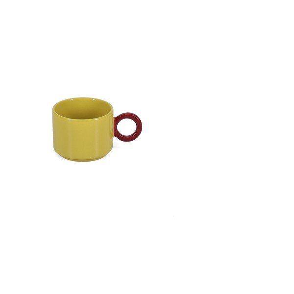 Глинена чаша в цвят горчица 280 ml Lou – ONA-image-4