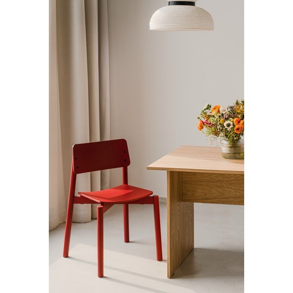 Червен  трапезен стол за подреждане Wem – noo.ma-image-1