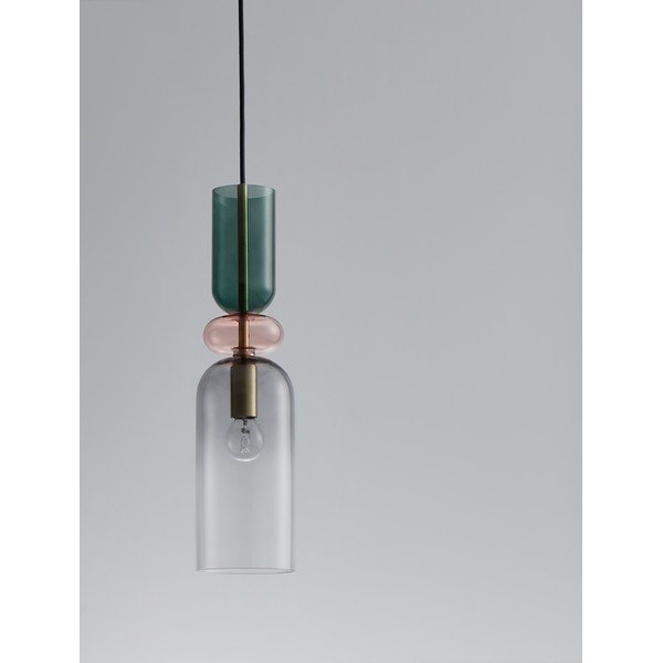 Стъклено висящо осветително тяло  в златист цвят ø 11 cm Murano – Nova Luce-image-4