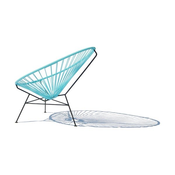 Křeslo Acapulco, světle modré, délka 100 cm-image-4