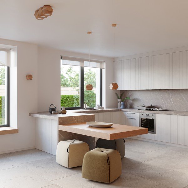 Стенна лампа от масивна дървесина в естествен цвят Vige – Sollux-image-3