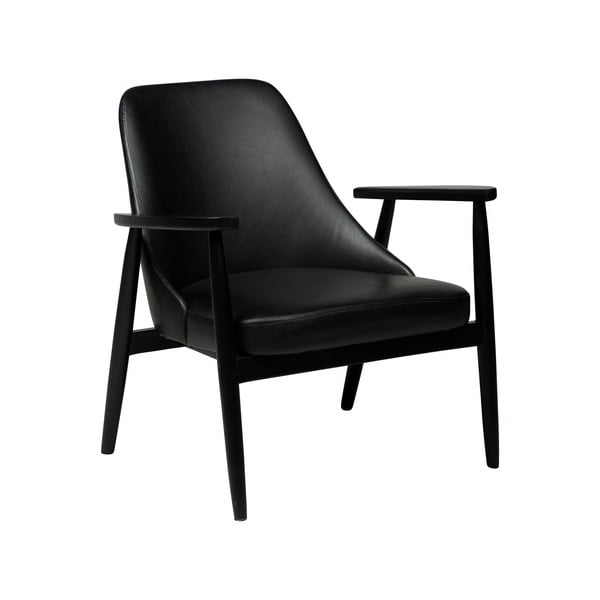 Черно кресло от изкуствена кожа DAN-FORM Дания Gaia - DAN-FORM Denmark