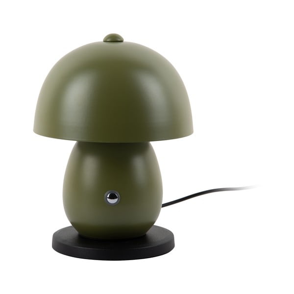 Тъмнозелена LED настолна лампа с метален абажур (височина 18 cm) Mono LED – Leitmotiv