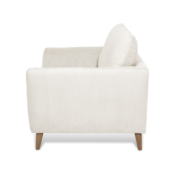 Бяло кресло от рипсено кадифе Paris – Scandic-image-3