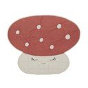 Червено детско килимче за игра 120x98 cm Mushroom – OYOY Mini
