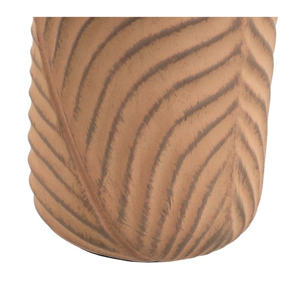 Настолна лампа в кремав и тухлен цвят с текстилен абажур (височина 39 cm) - Casa Selección-image-4