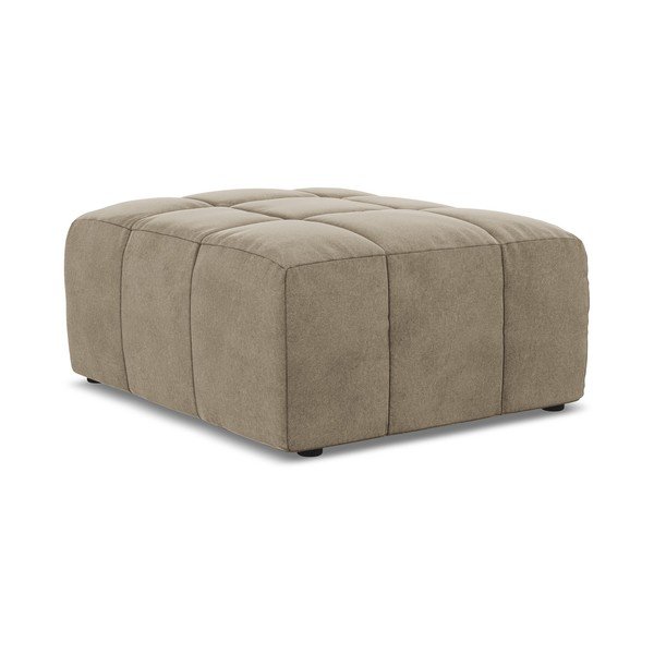 Кафява кадифена табуретка Aloha – Makamii-image-3