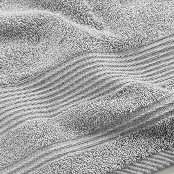 Светлосива памучна хавлиена кърпа от тери 70x130 cm Tendresse – douceur d'intérieur-image-2