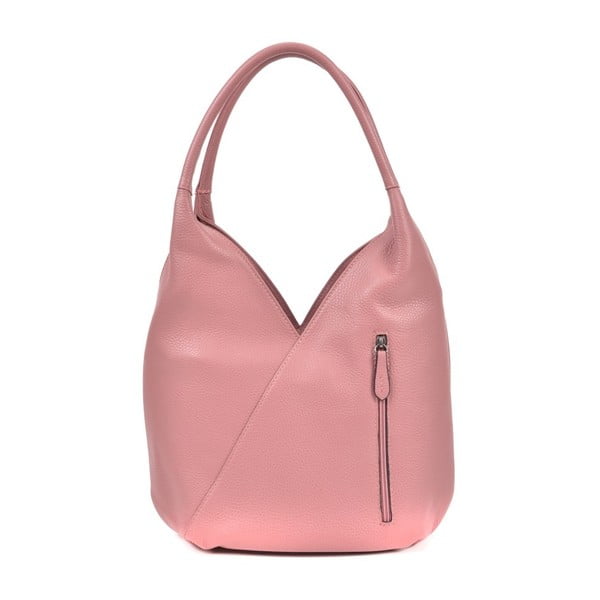Розова кожена чанта Reserva Rosa - Roberta M