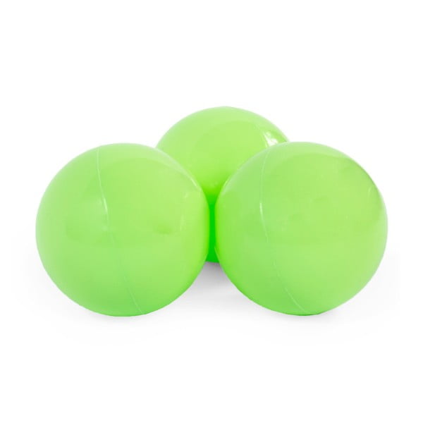 Sada 50 světle zelených balónků do dětského bazénku Misioo