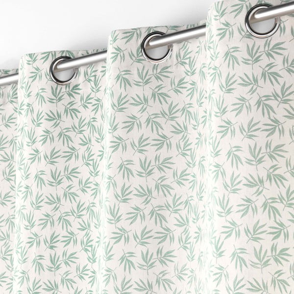 Бяло-зелена завеса 140x240 cm Maddy – douceur d'intérieur-image-1