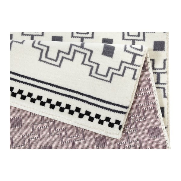 Бяло-черен килим , 70 x 140 cm Cubic - Zala Living-image-2