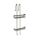 Черен висящ двуетажен рафт за баня Origin - Metaltex